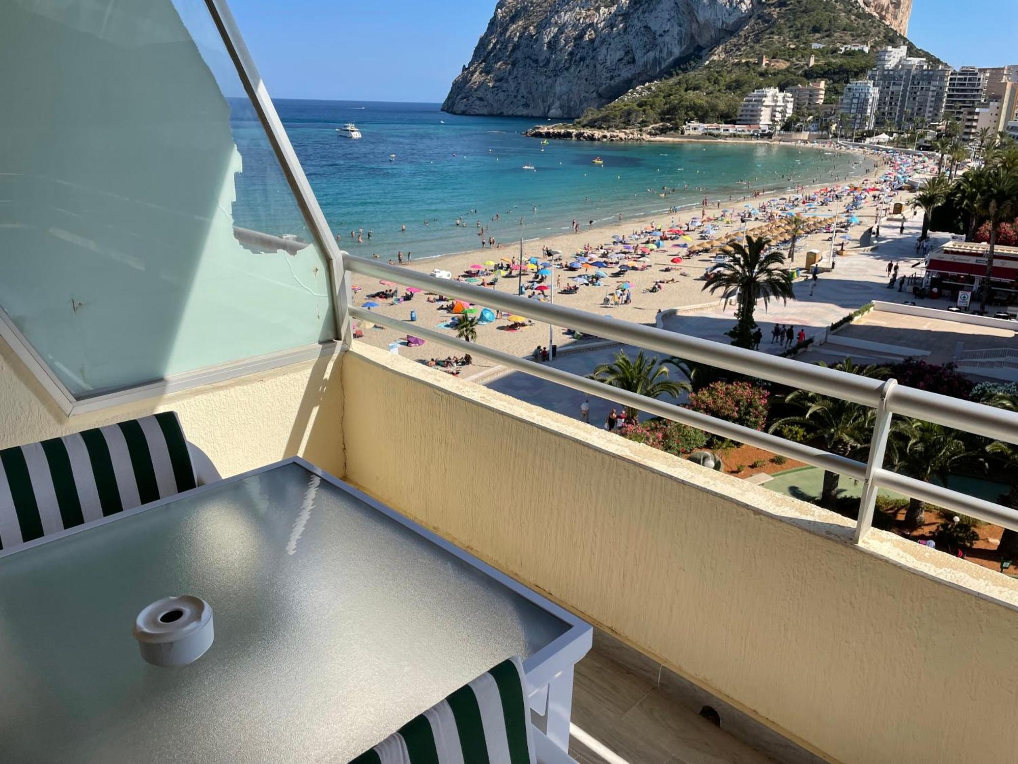 Apartamento Turmaplaya 41 al mar con parking privado Calpe Exterior foto